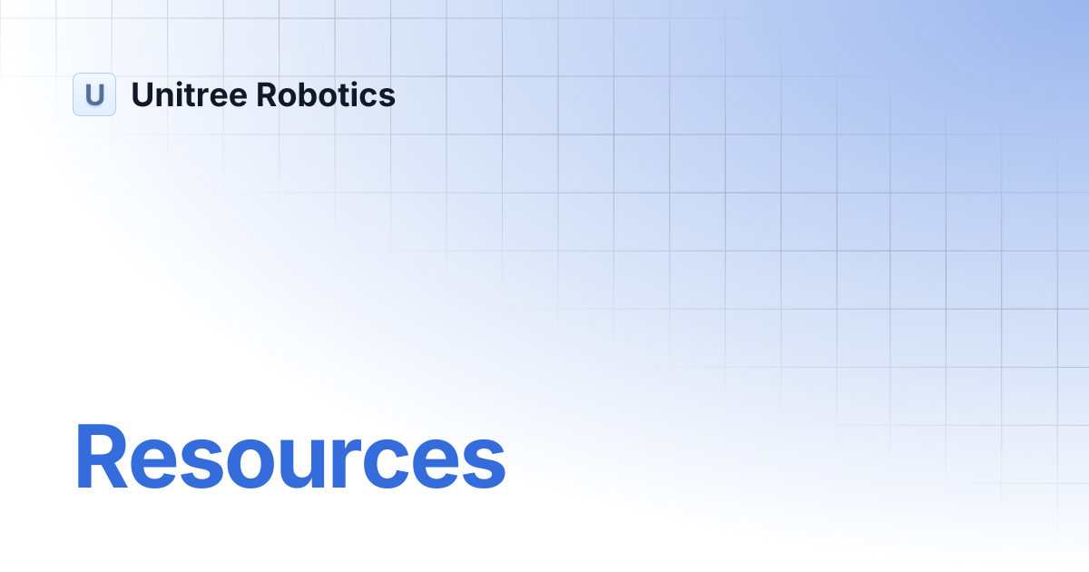 Resources unitree robotics